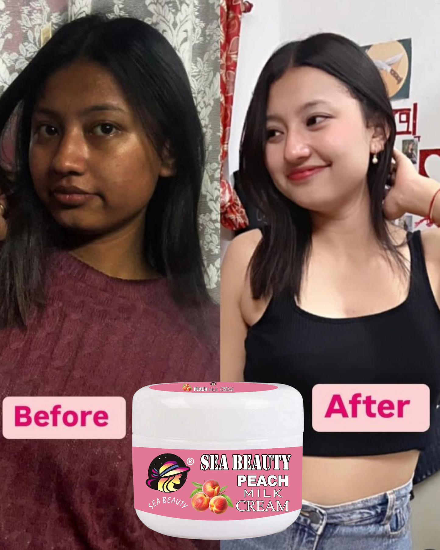 SEA BEAUTY PEACH MILK CREAM