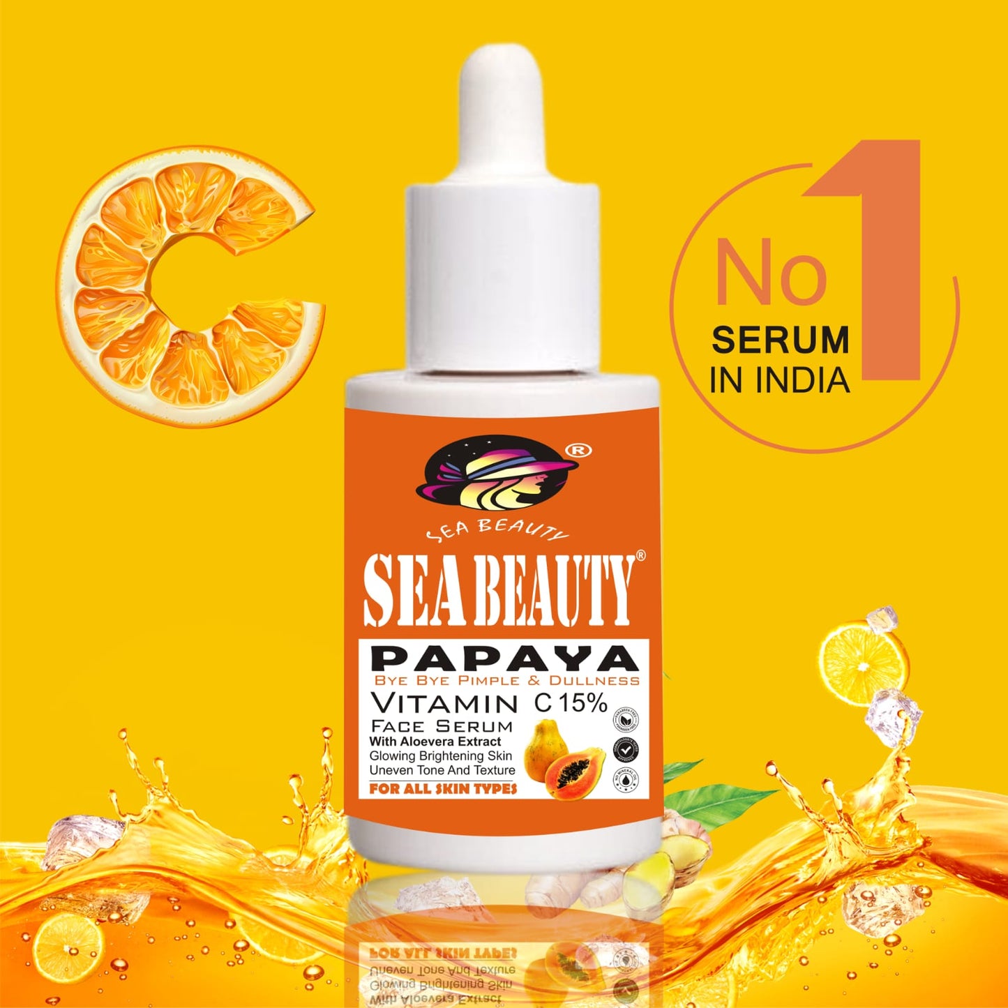 SEA BEAUTY PAPAYA FACE SERUM