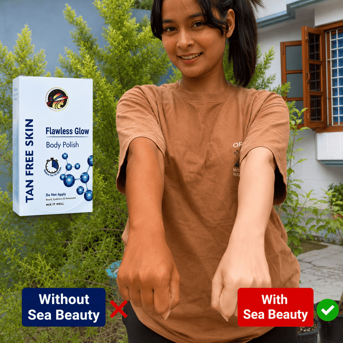Sea Beauty Tan Polish Face & Body✅