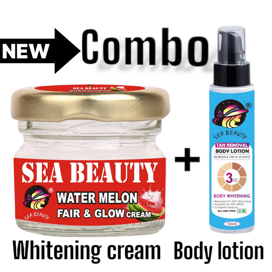 Sea beauty watermelon combo watermelon cream + whitening body lotion