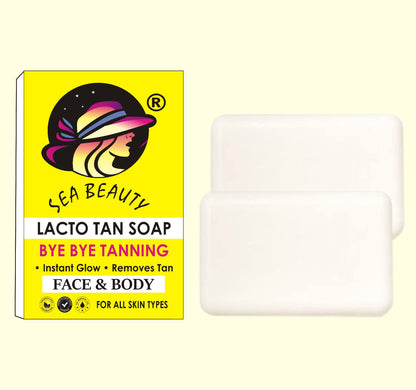 SEA BEAUTY LACTO TAN SOAP 2Ps  SET
