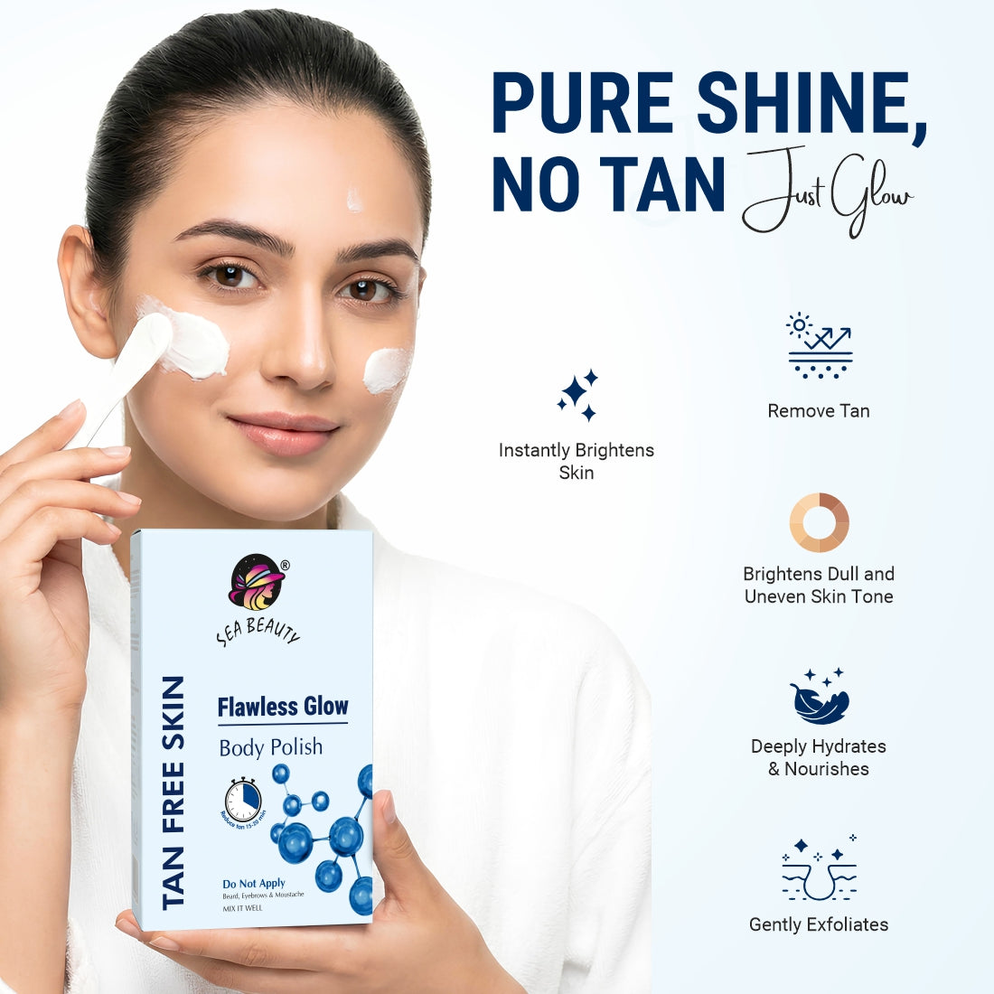 Sea Beauty Tan Polish Face & Body✅