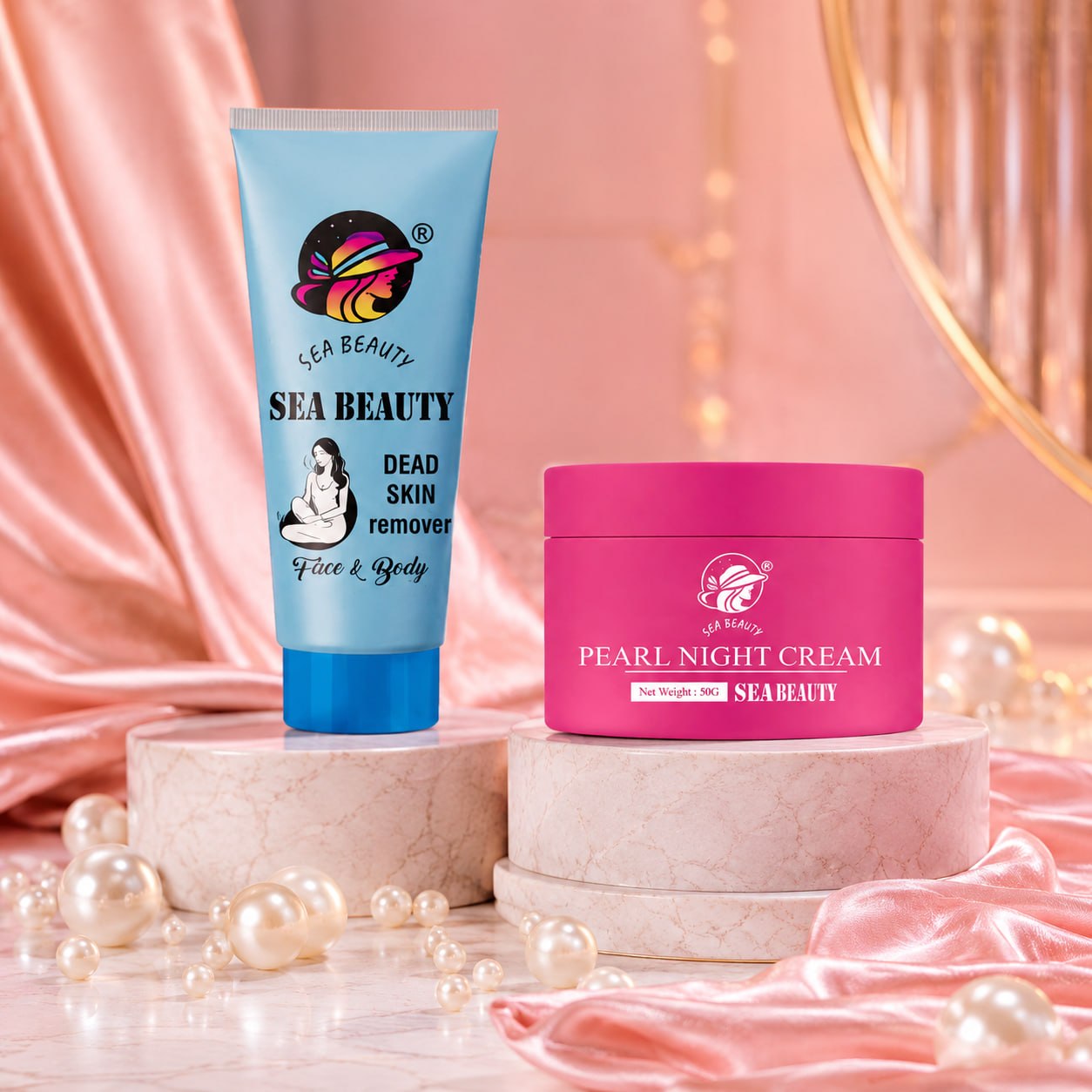 SEA BEAUTY COMBO OF 2PS(NIGHT CREAM + DEAD SKIN REMOVER )