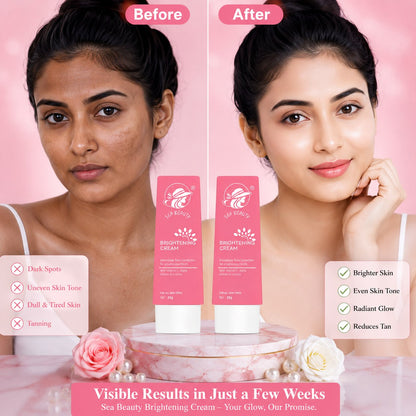 SEA BEAUTY SET OF 2PS BRIGHTENING CREAM