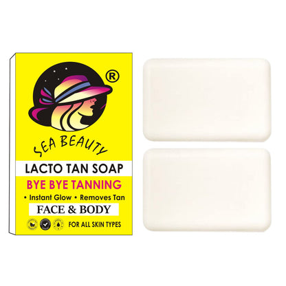 SEA BEAUTY LACTO TAN SOAP 2Ps  SET